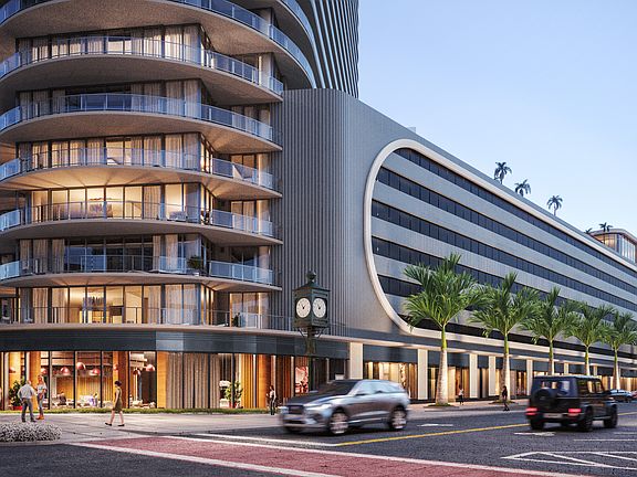 Shops and restaurant