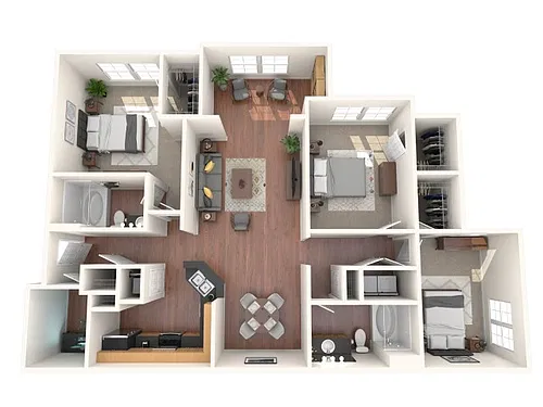 Floor plan The Barcelona Sunroom