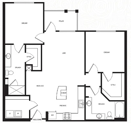 Floor plan B1