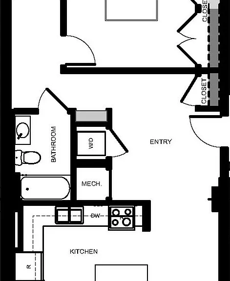 2 Bedroom - Unit 1026