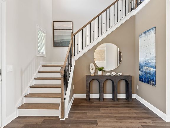 The Orchard Park floorplan with the Timeless Contrast Linen interior package.