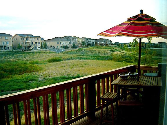 trex deck backs to open space