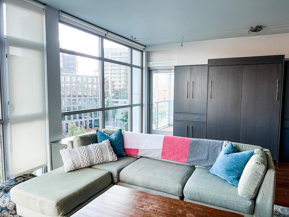 This is a current photo of the furniture layout