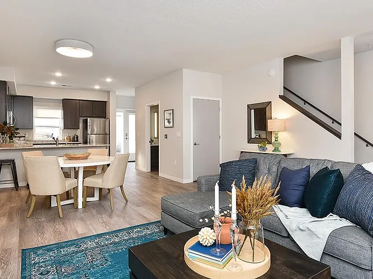Townhome living area