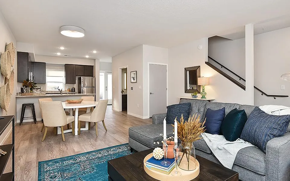 Townhome living area