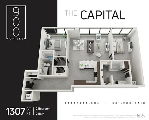 Floor plan 2BR 2BA