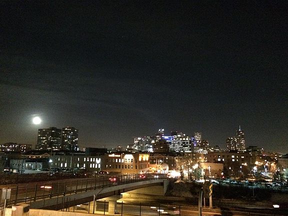 Downtown view from unit