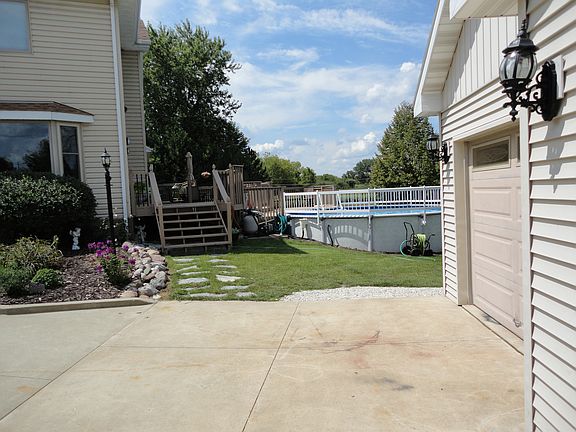 View of deck and pool
