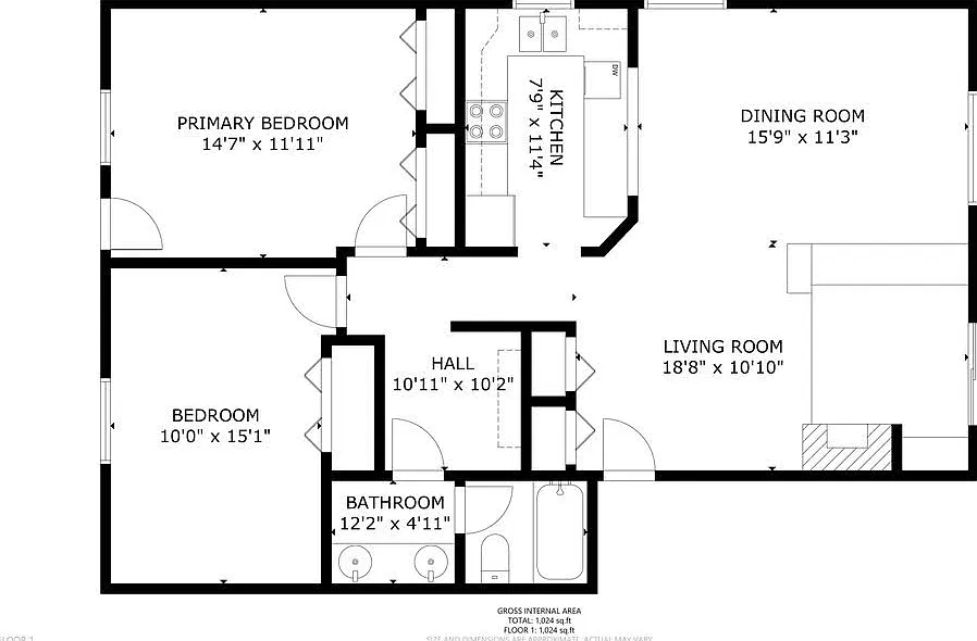 Two-bedroom Apartment in Murray! — Photo 3
