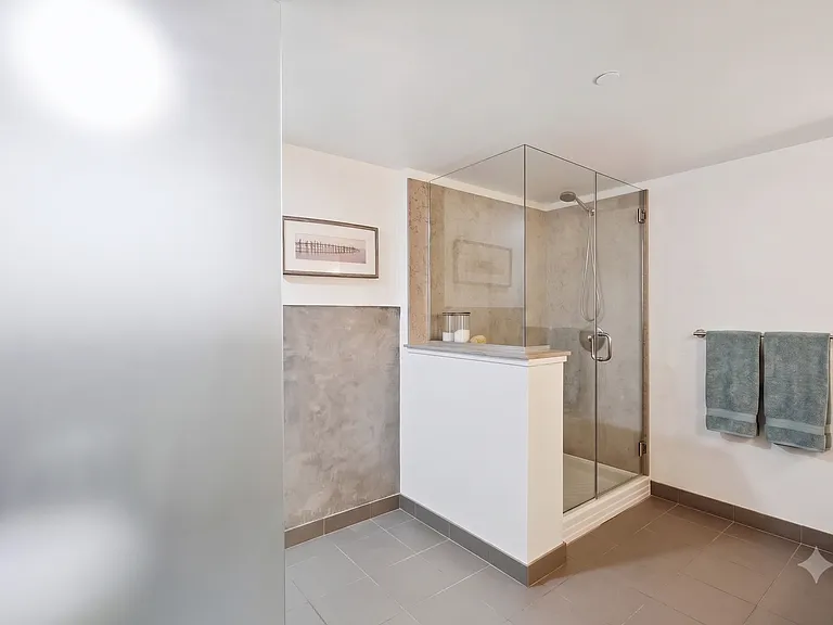 Master shower