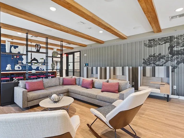 Work from home in one of the many amenity work spaces.
