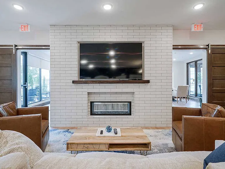 Gather in the community room, perfect for hosting events or catching up with friends.