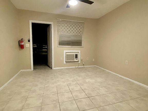 View from barn door to front door