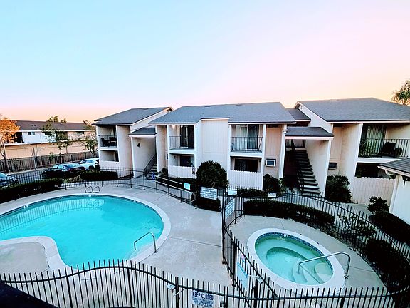 Pool and spa area, as viewed from your balcony.