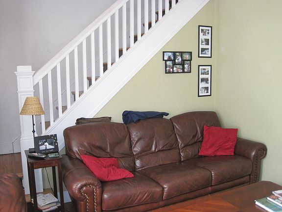 Living room and staircase