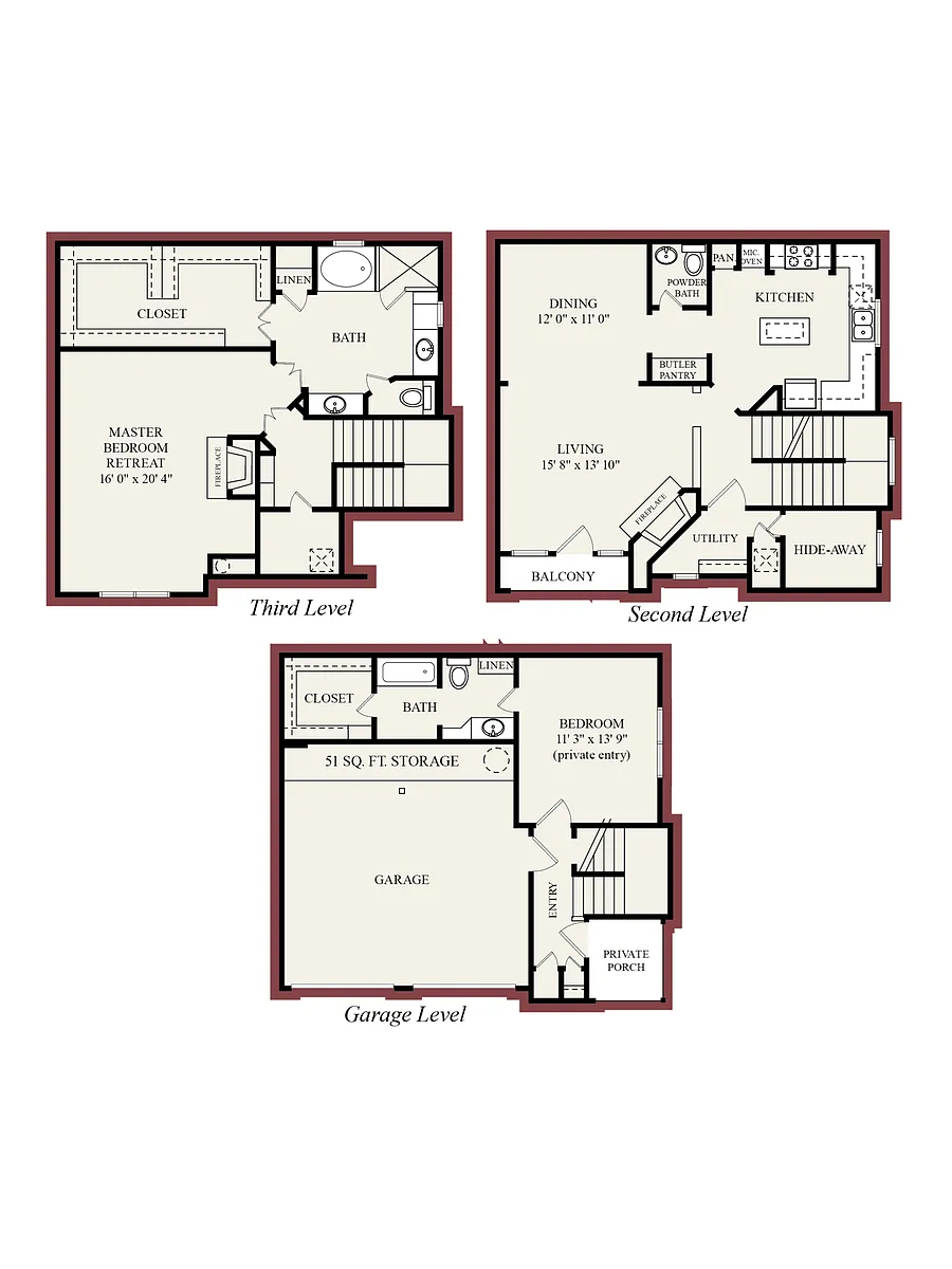 Floor plan B12-Townhome