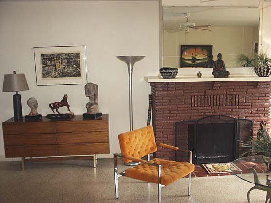living room w fireplace