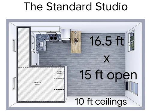 Floor plan Studio