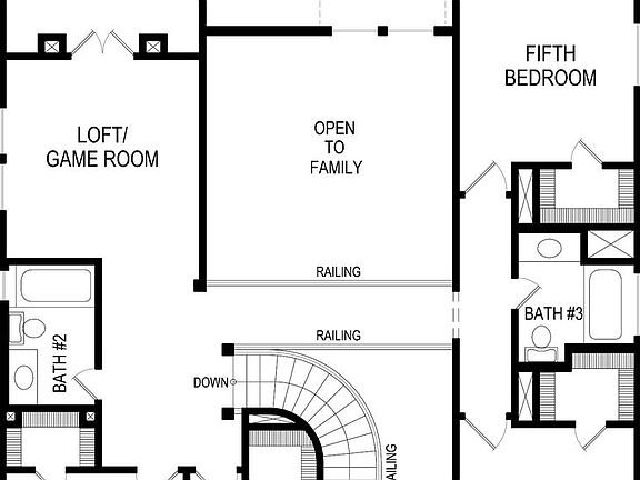 Princeton 2R-CW Second Floor Plan