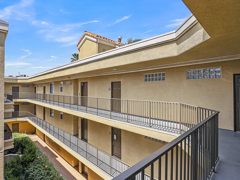 Upper Level View of Courtyard
