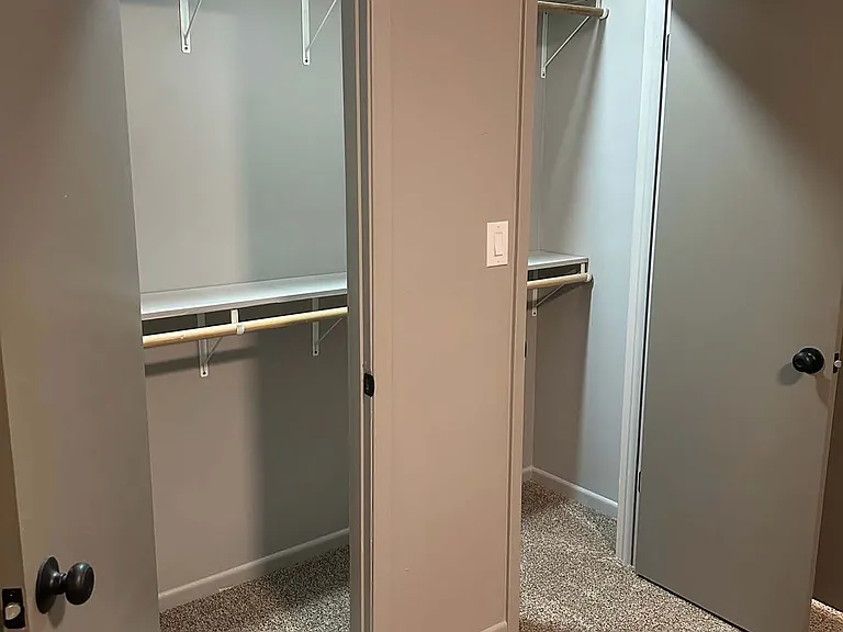Master Bedroom His and Hers closets