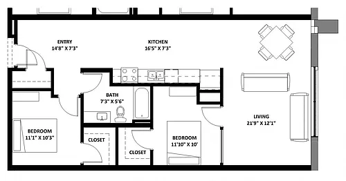 Floor plan 2X1
