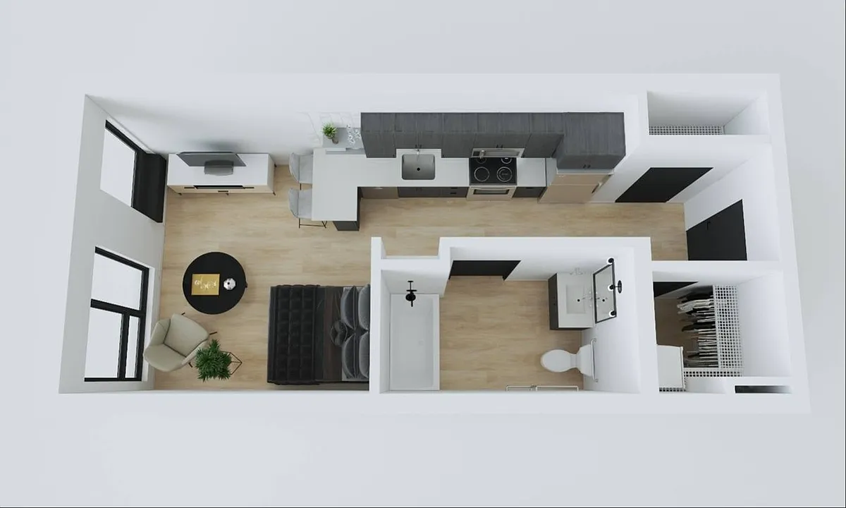Floor plan Hopper