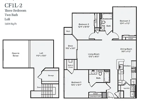 Floor plan CF1L-2