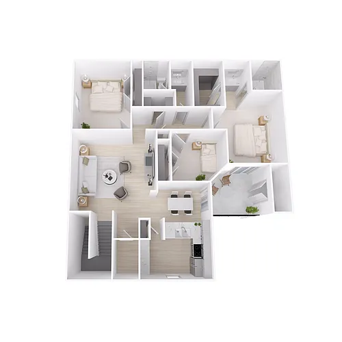 Floor plan C2 Renovated