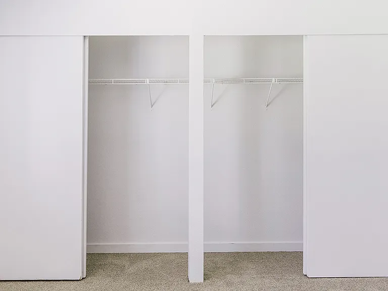 Expansive closet space