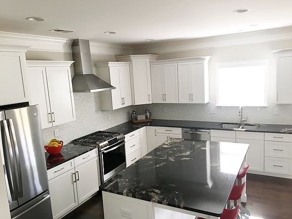 Kitchen with GE appliances