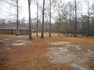 Rear Yard, House sits on one acre