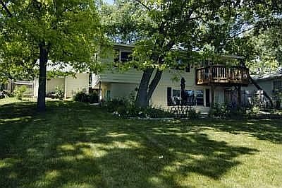 Deck off of master, patio off of family room