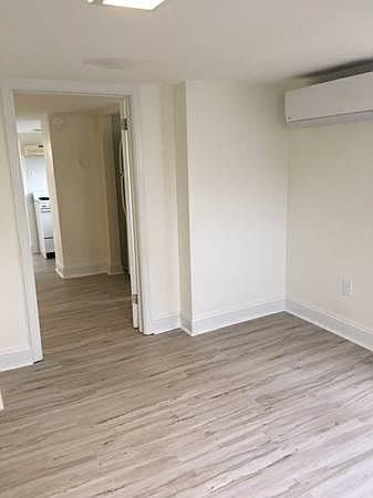 Bedroom with HVAC unit
