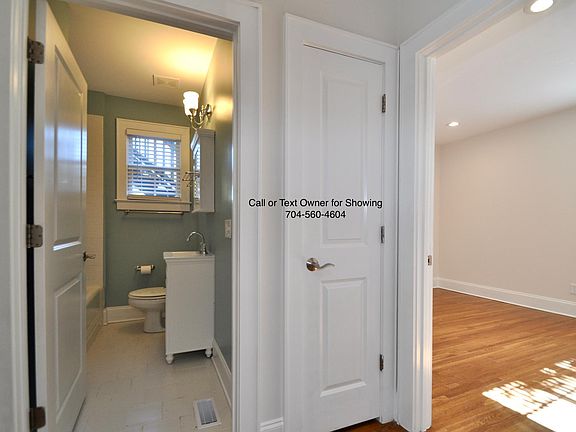 Hall with linen closet