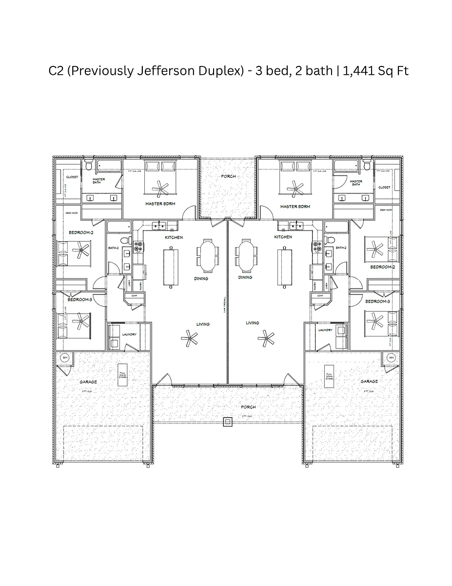 Floor plan C2 - Duplex