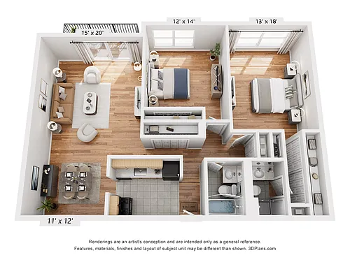 Floor plan B1