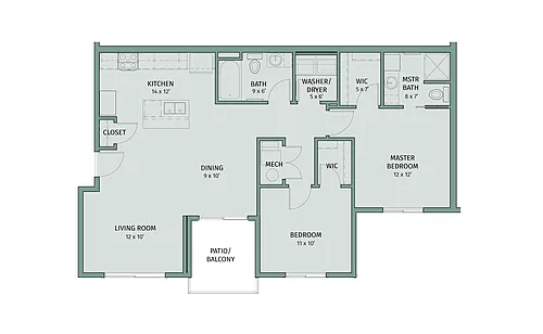 Floor plan Lapis (Barrier Free)