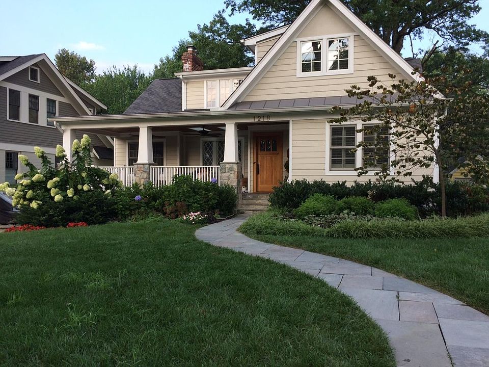 12' deep covered porch with skylights