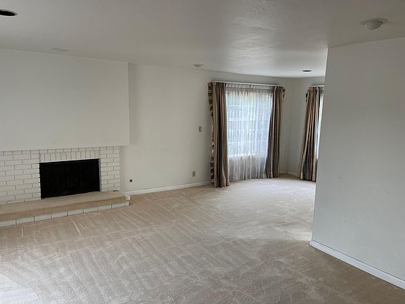 Living room and dining room