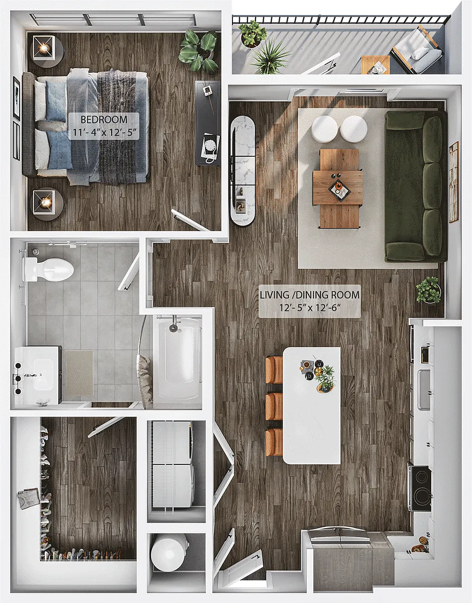 Floor plan A12