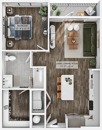 Floor plan A12