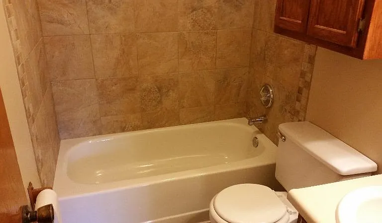New tile hall bath