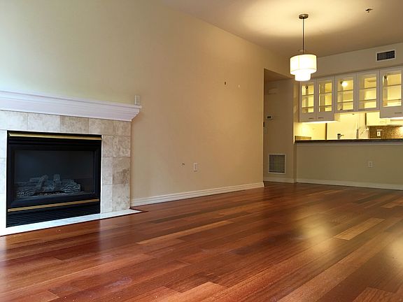 Living room fireplace