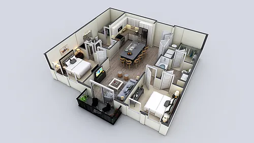 Floor plan B2A