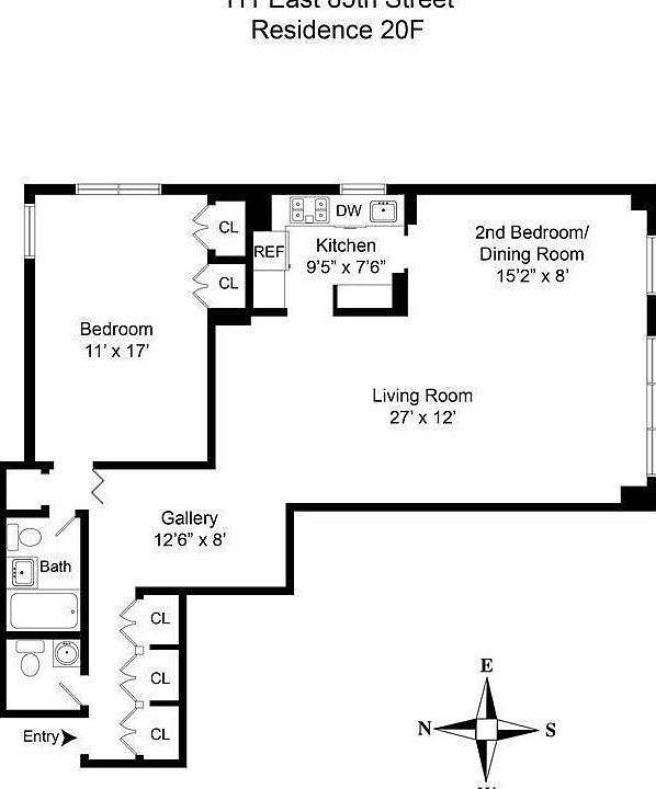 1st image of 111 E 85th St #20F