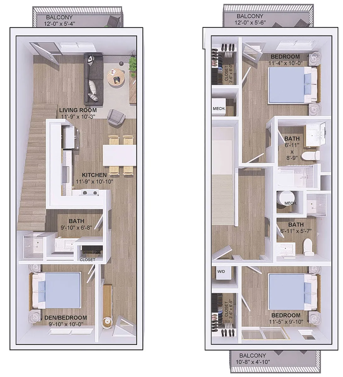Floor plan 5B-2F1