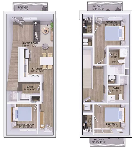 Floor plan 5B-2F1