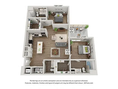 Floor plan B3