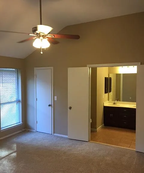 Master Bedroom with vaulted ceilings
